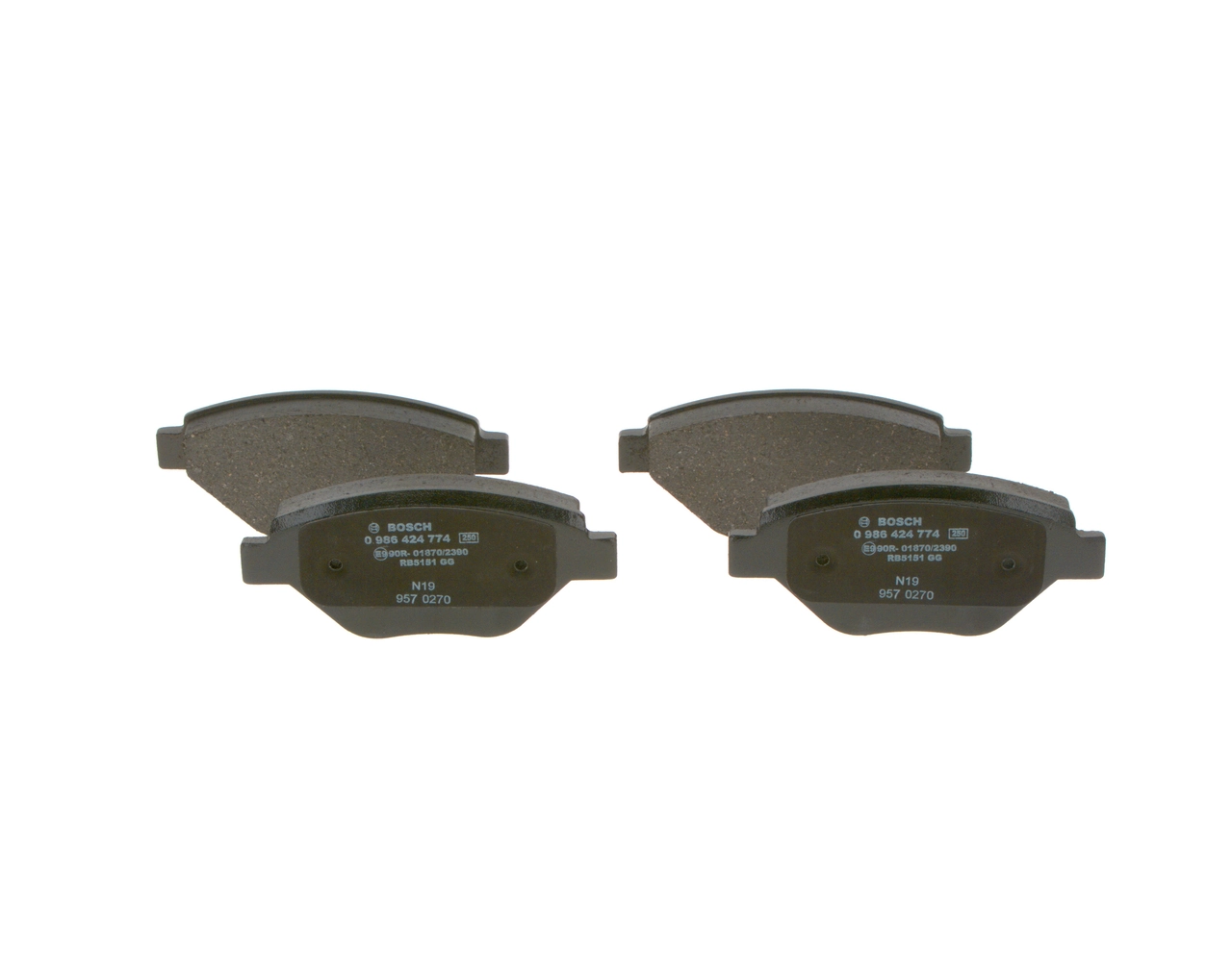 Brake Pad Set, disc brake 0 986 424 774