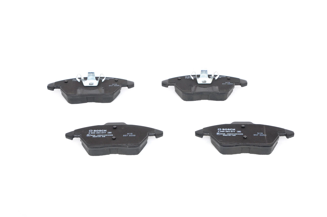 BOSCH 0 986 494 877 Brake Pad Set, disc brake
