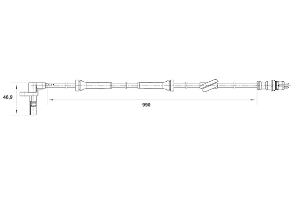 BOSCH 0 265 007 036 Sensor, wheel speed