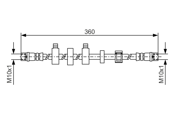 Brake Hose 1 987 481 538