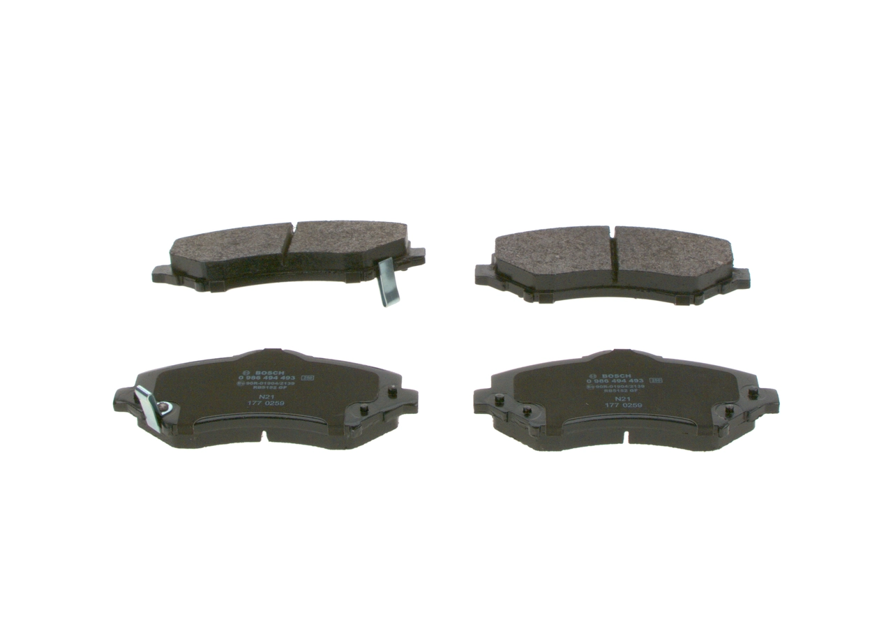 Brake Pad Set, disc brake 0 986 494 493
