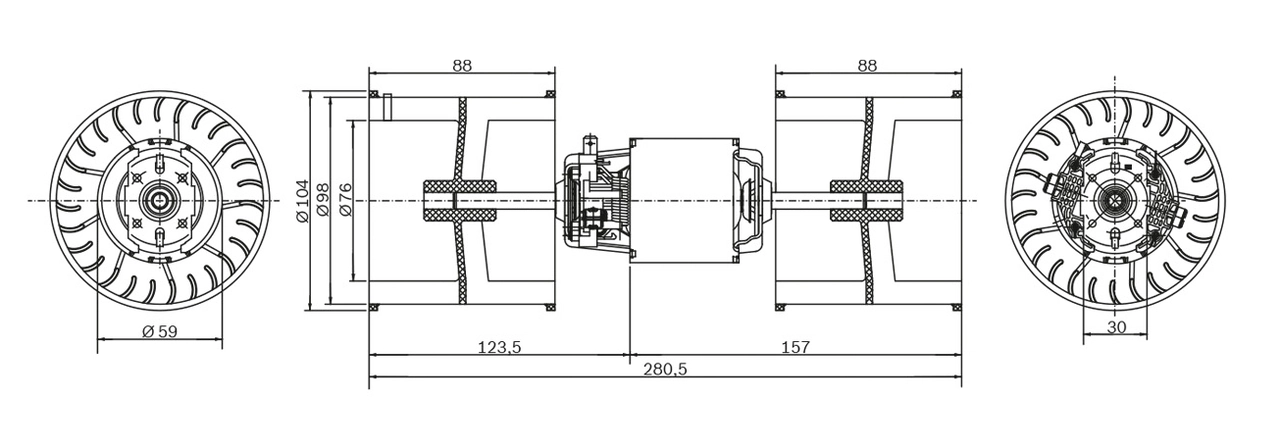 ATE 11.9406-9961.2 Brake Caliper