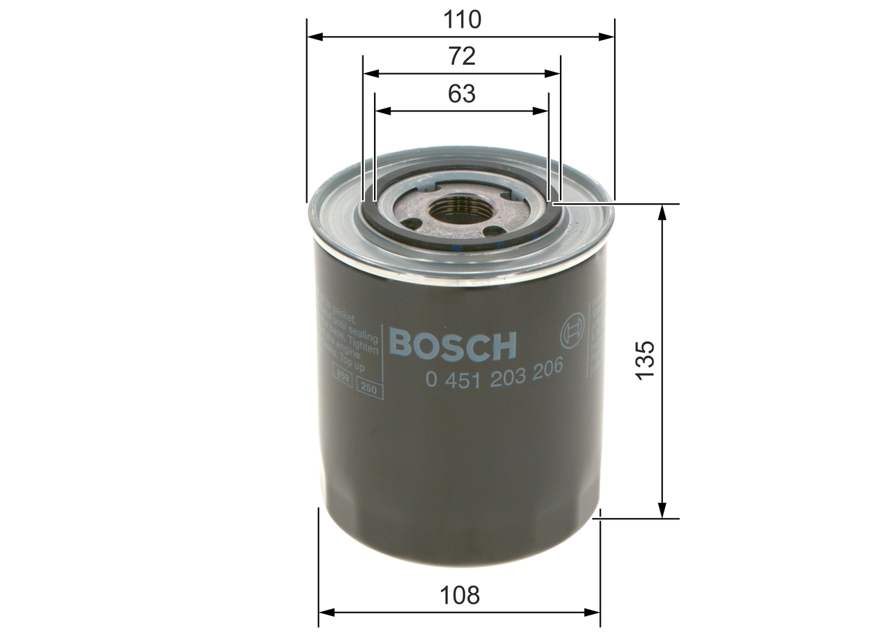 Filter oli 0 451 203 206