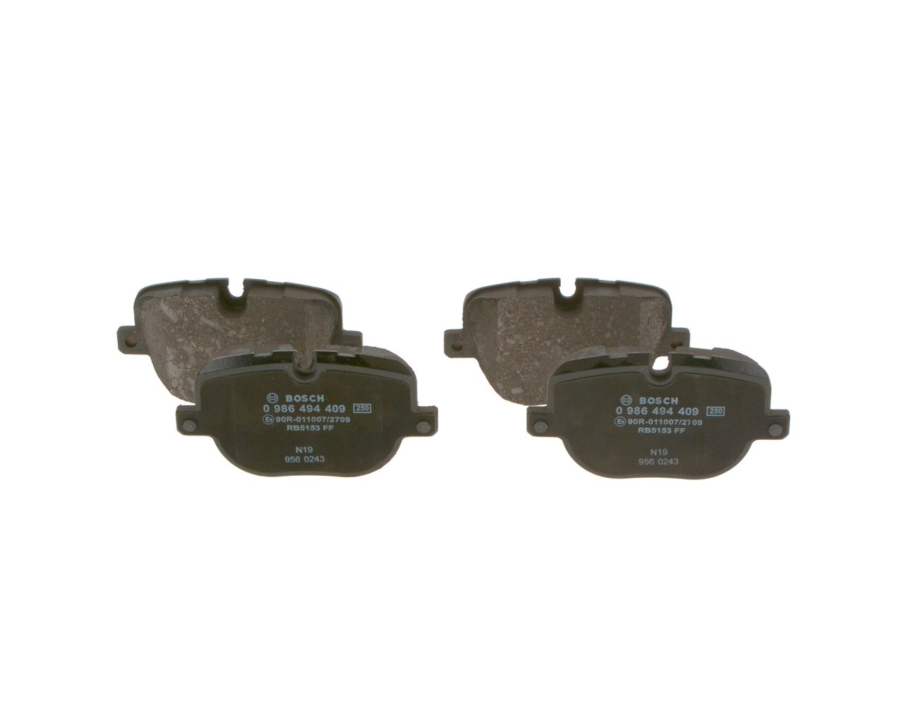 Brake Pad Set, disc brake 0 986 494 409