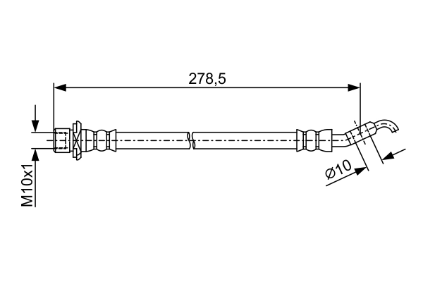 BOSCH 1 987 481 906 Brake Hose