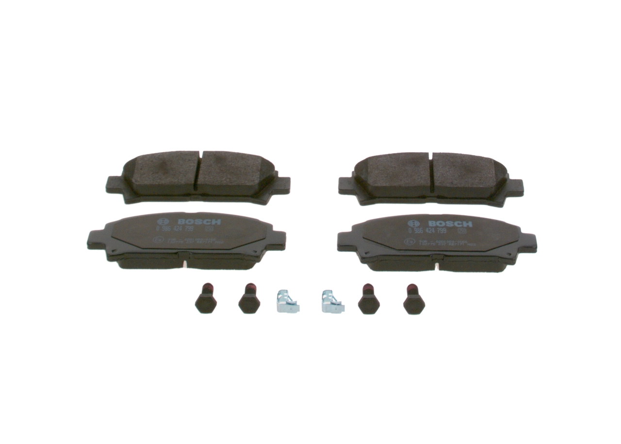 Brake Pad Set, disc brake 0 986 424 799