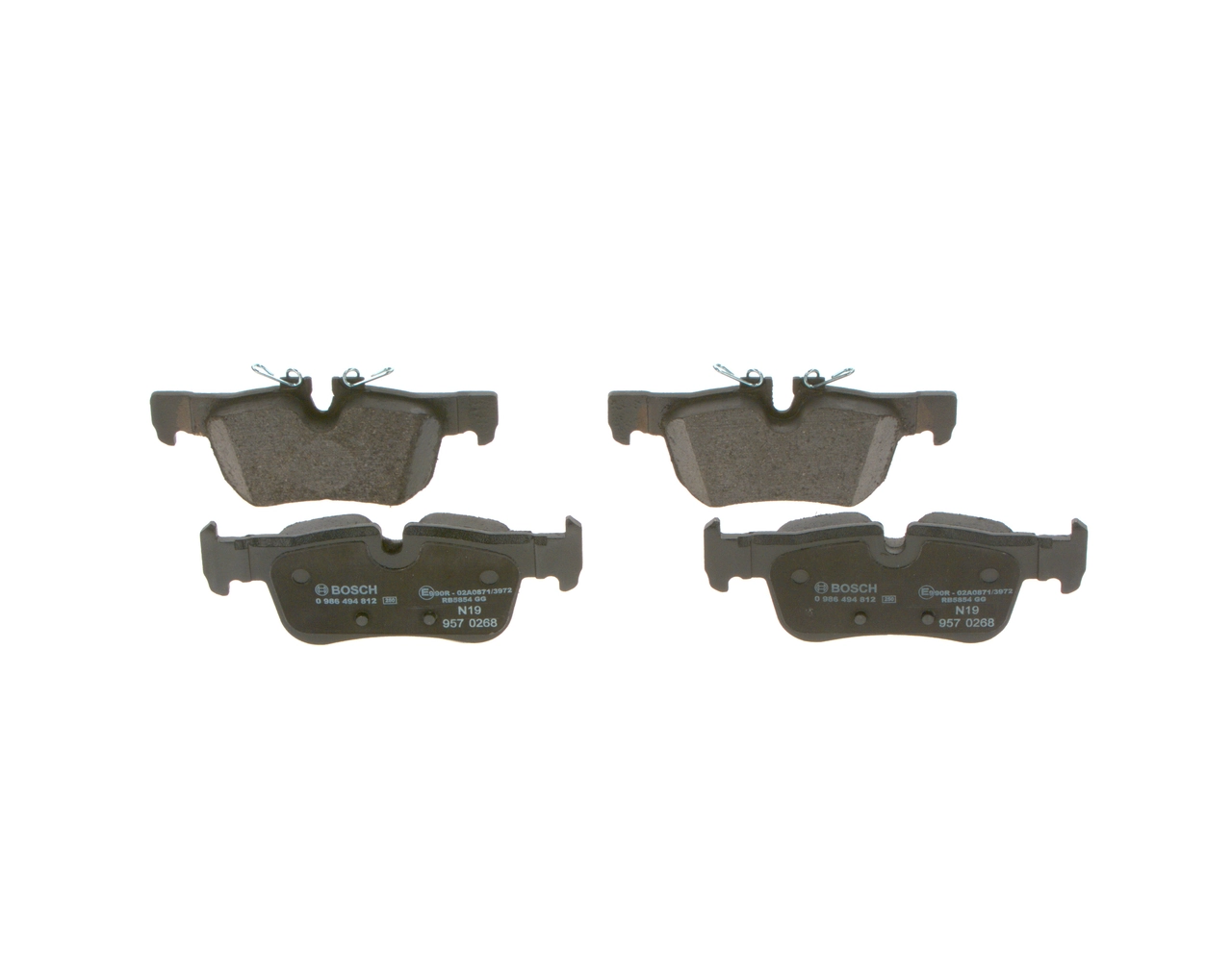 Brake Pad Set, disc brake 0 986 494 812