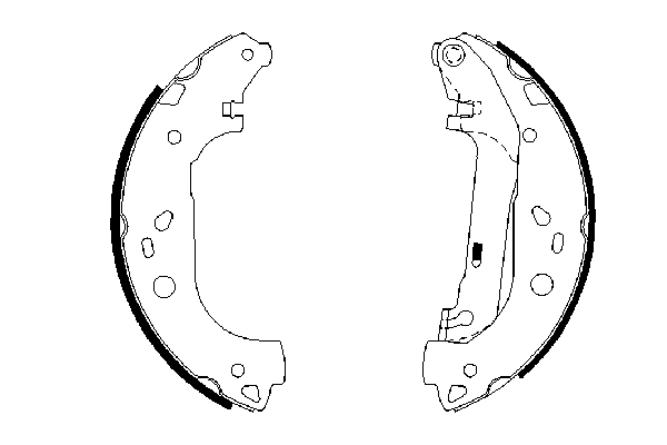 Brake Shoe Set 0 986 487 667