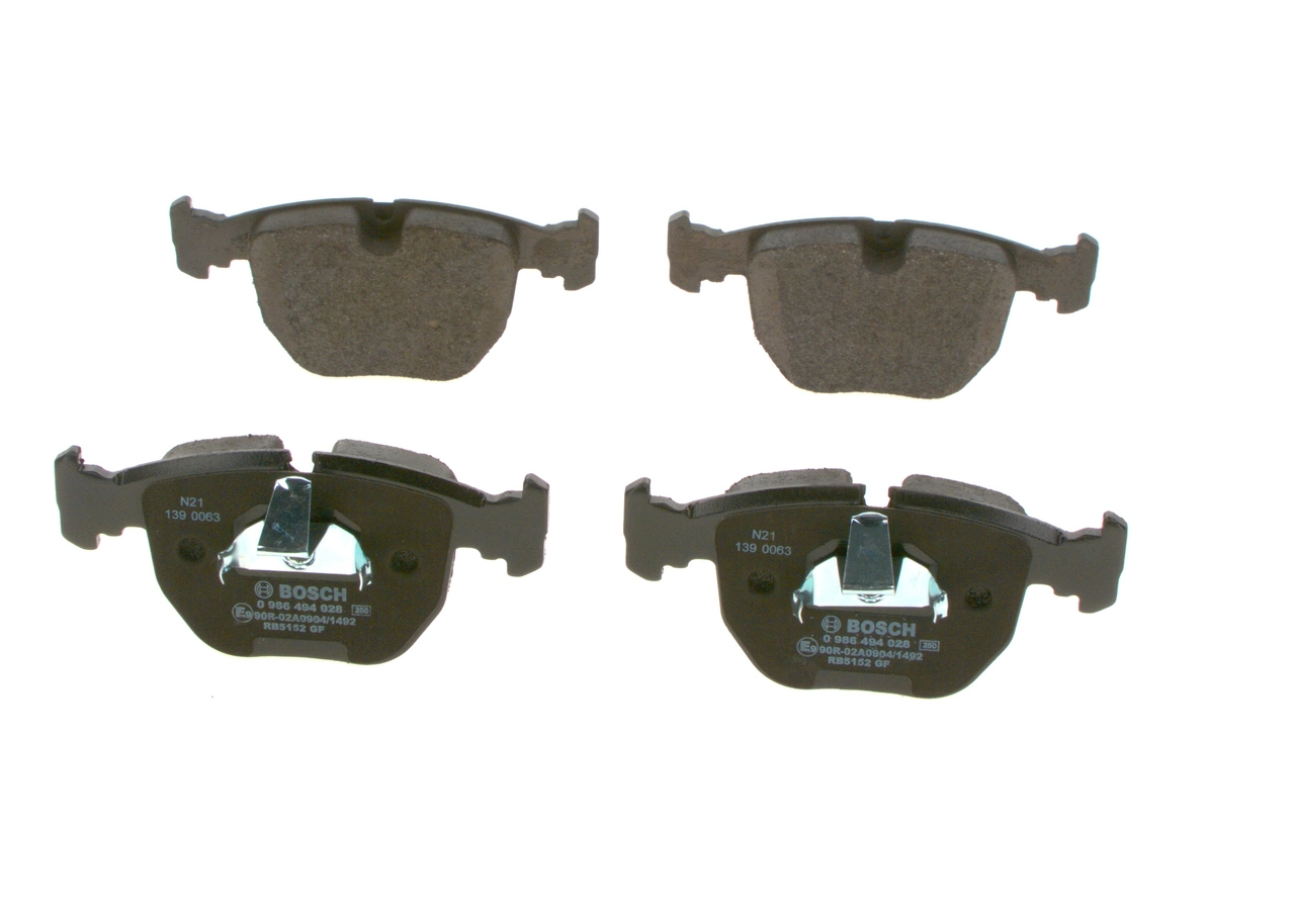 Brake Pad Set, disc brake 0 986 494 028
