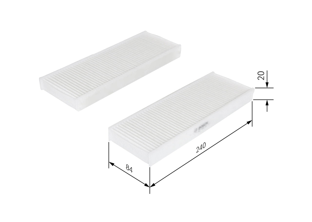 Filter, cabin air 1 987 435 033