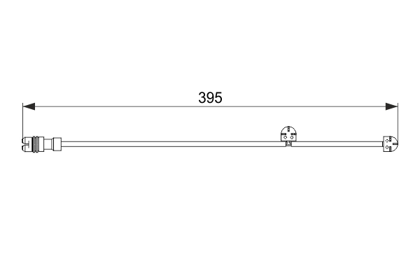 BOSCH 1 987 474 559 Warning Contact, brake pad wear