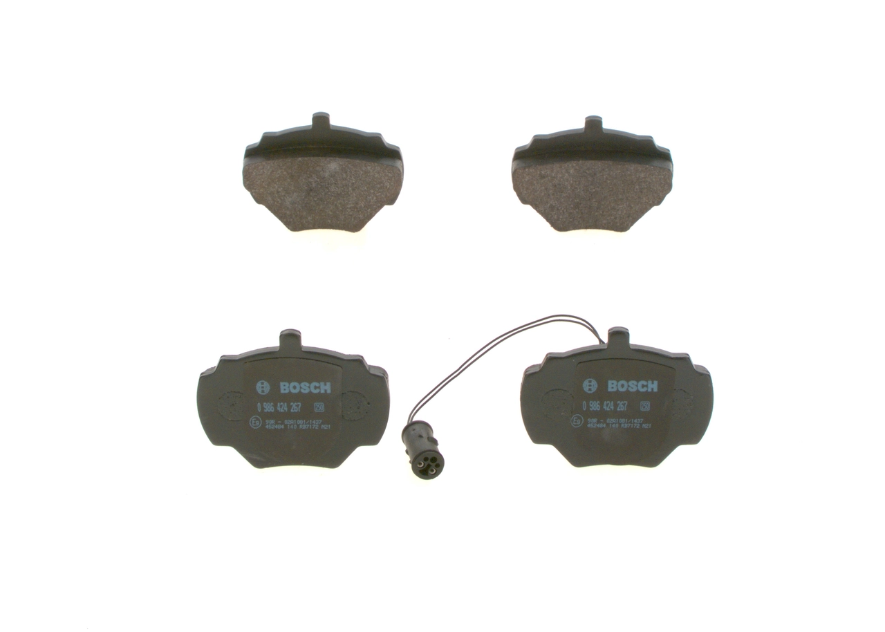 Brake Pad Set, disc brake 0 986 424 267