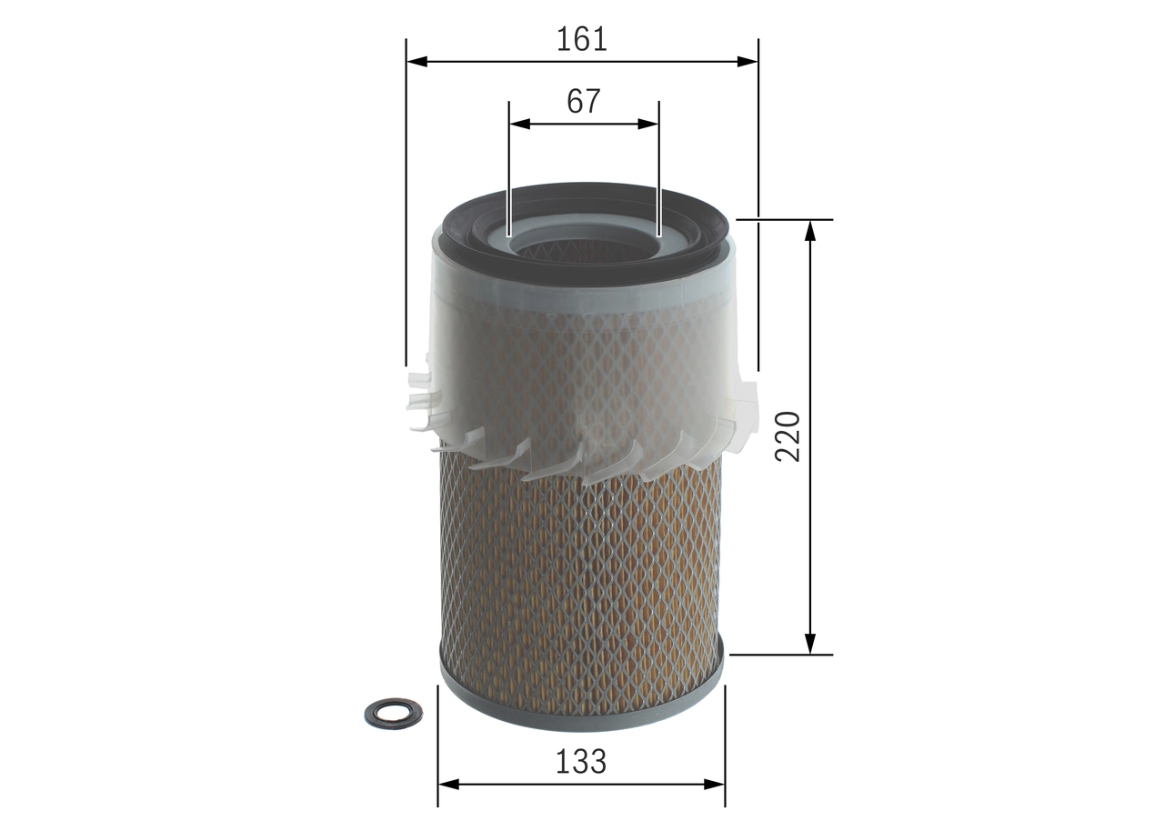 BOSCH 1 457 433 048 Air Filter
