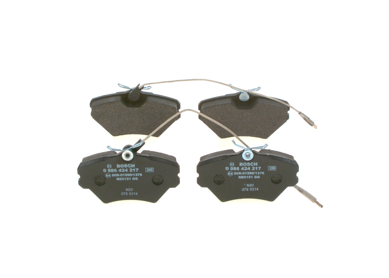 Brake Pad Set, disc brake 0 986 424 217