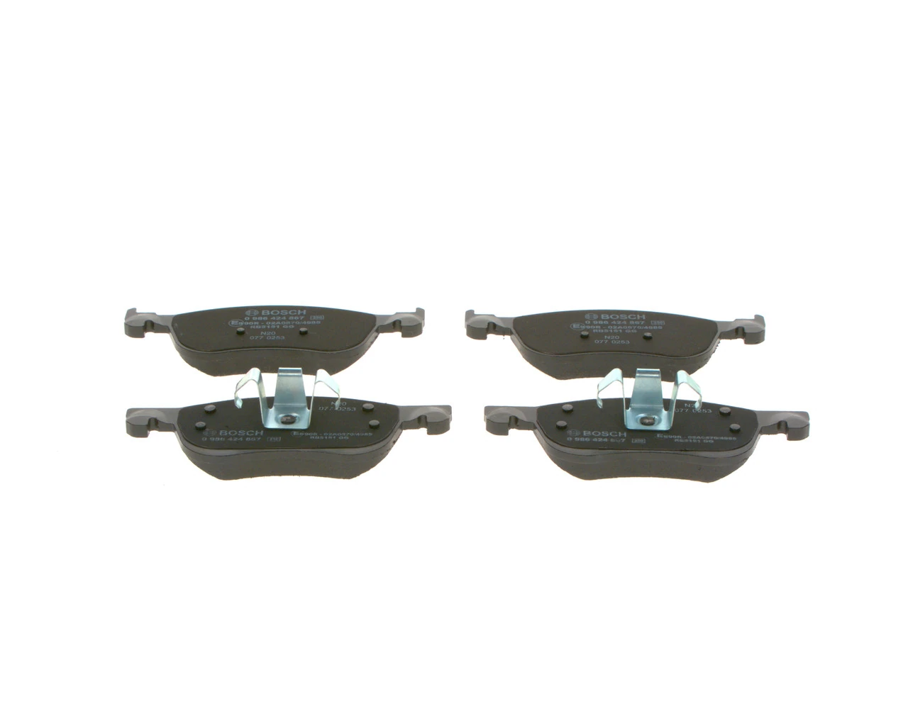 Brake Pad Set, disc brake 0 986 424 867