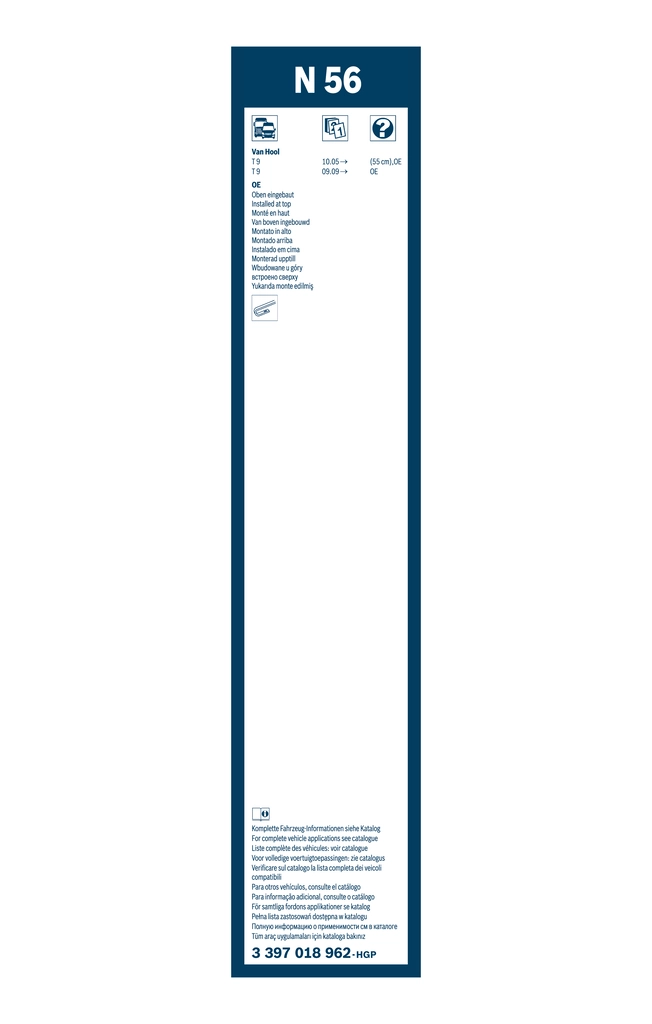 Wiper Blade Twin 3 397 018 962