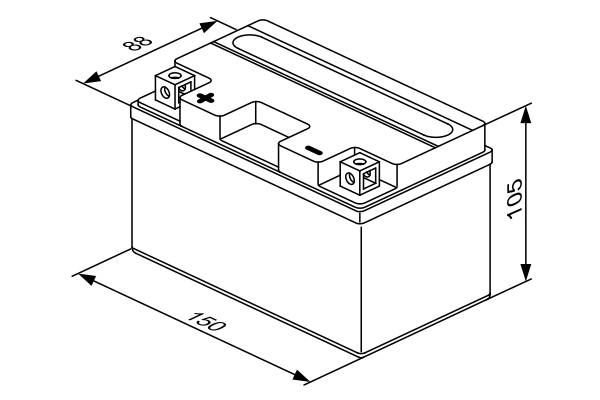 BOSCH 0 092 M60 160 Starter Battery