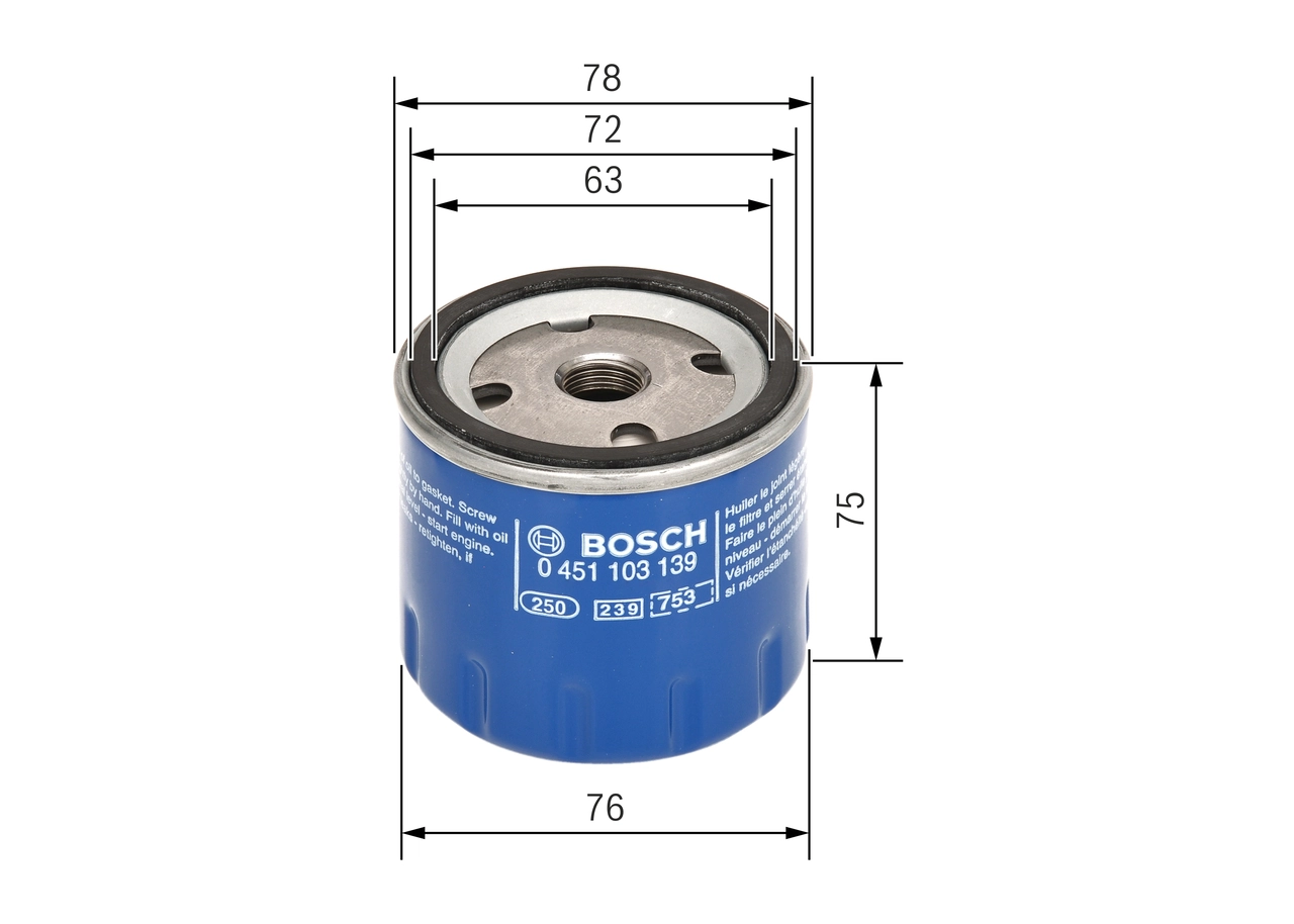 Oil Filter 0 451 103 139