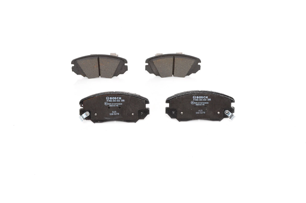Brake Pad Set, disc brake 0 986 494 632