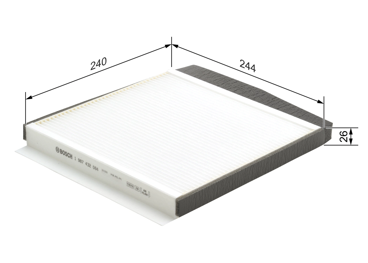 Filter, cabin air 1 987 432 064