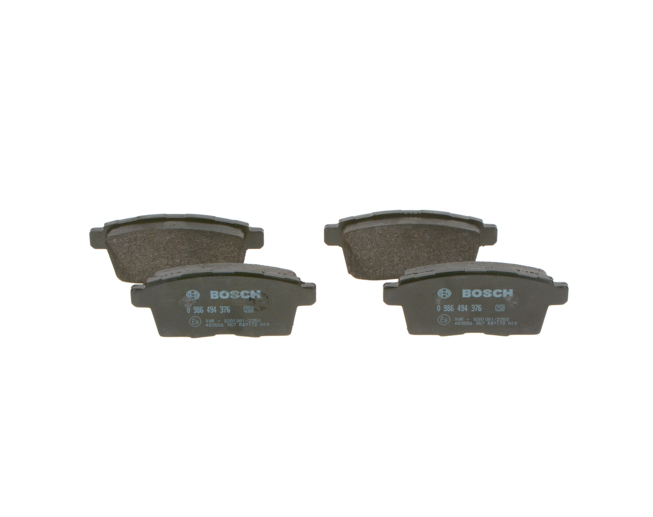 Brake Pad Set, disc brake 0 986 494 376