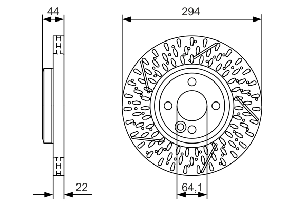 Brake Disc 0 986 479 A69