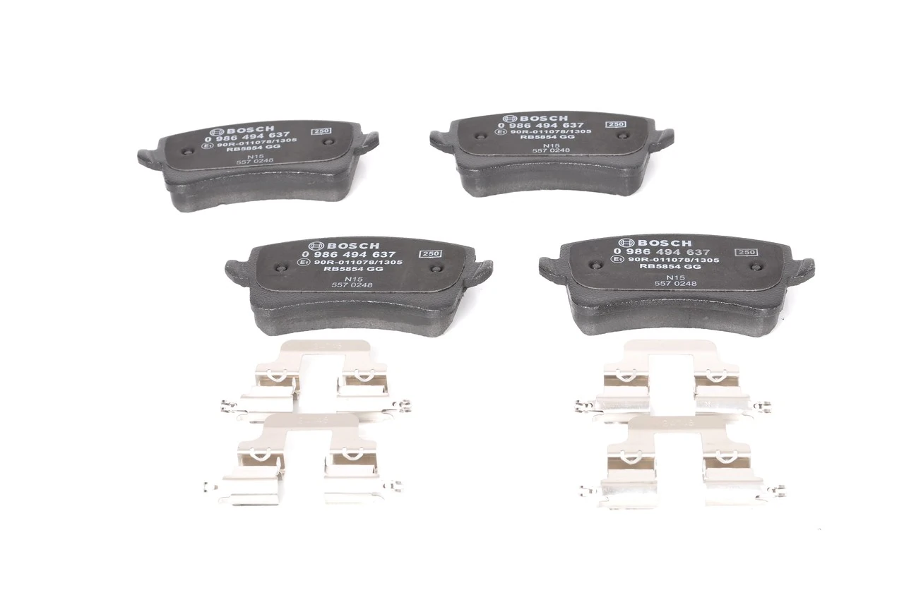 Brake Pad Set, disc brake 0 986 494 637