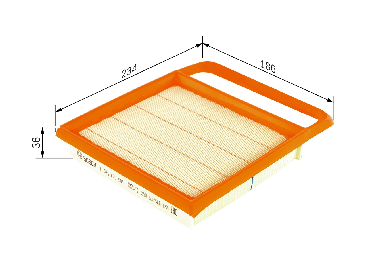 Air Filter F 026 400 504