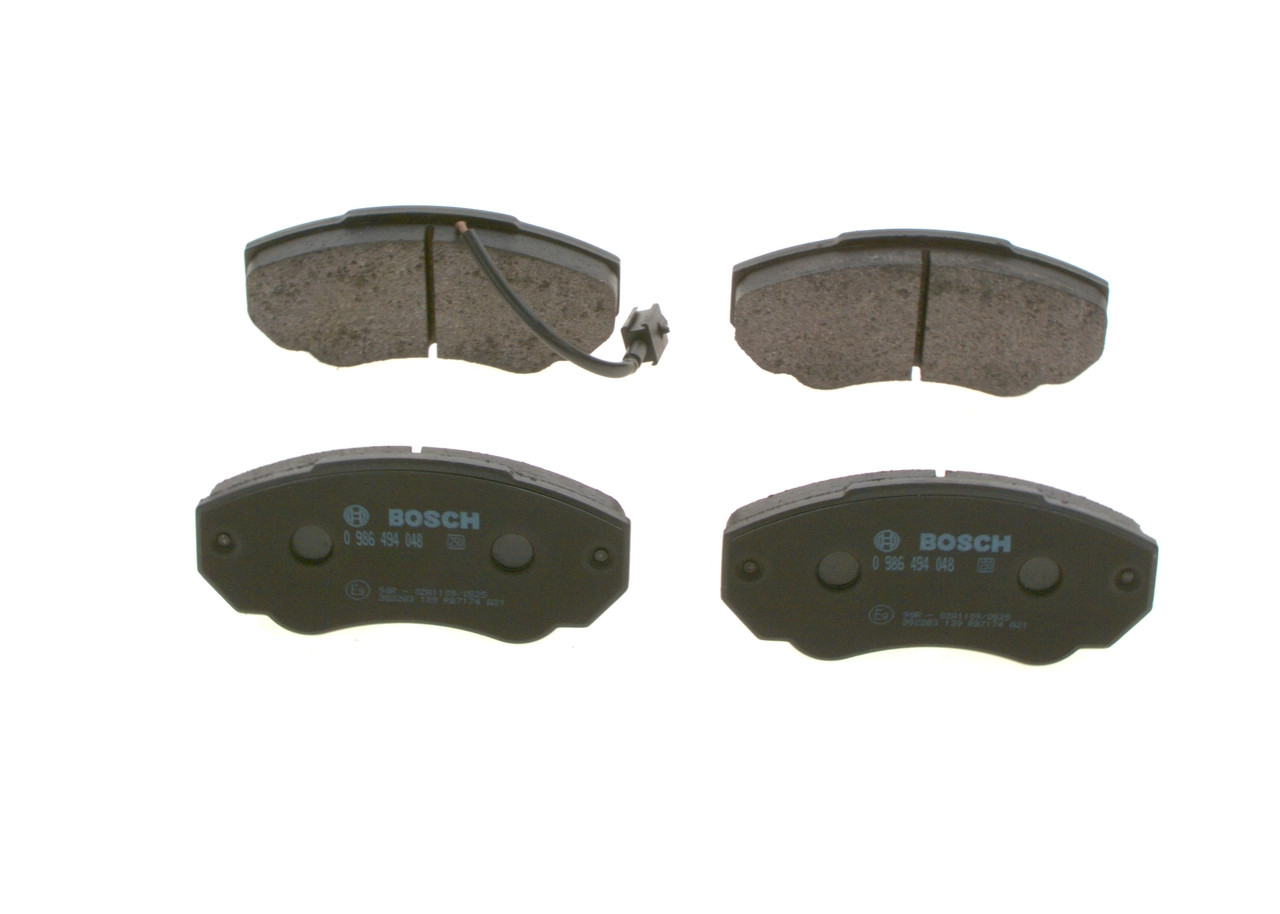 Brake Pad Set, disc brake 0 986 494 048