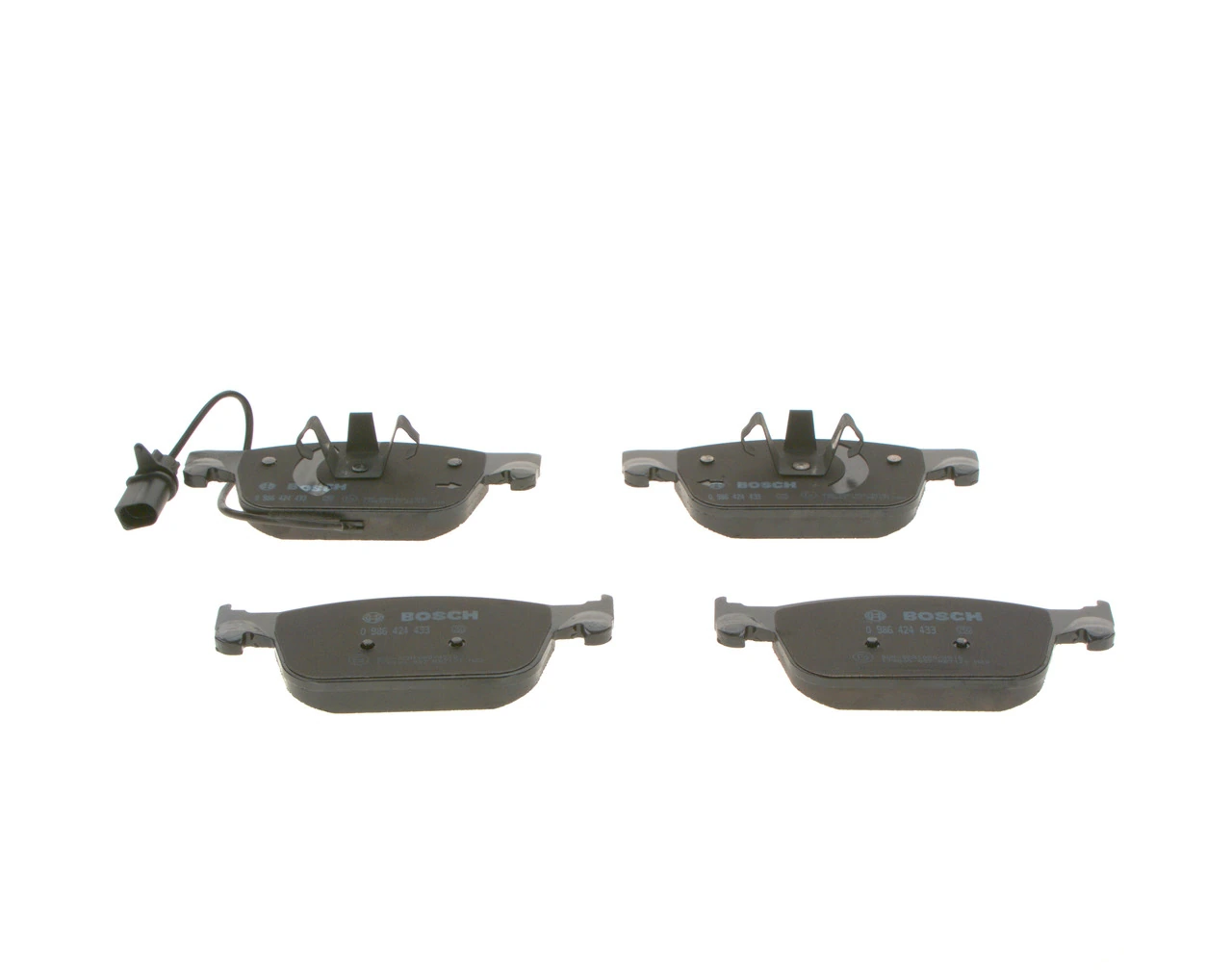 Brake Pad Set, disc brake 0 986 424 433