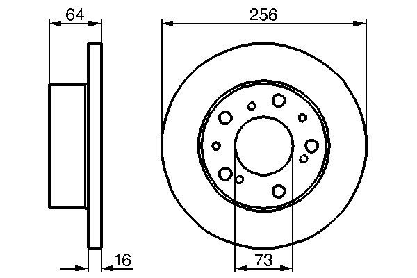 Brake Disc 0 986 479 B24