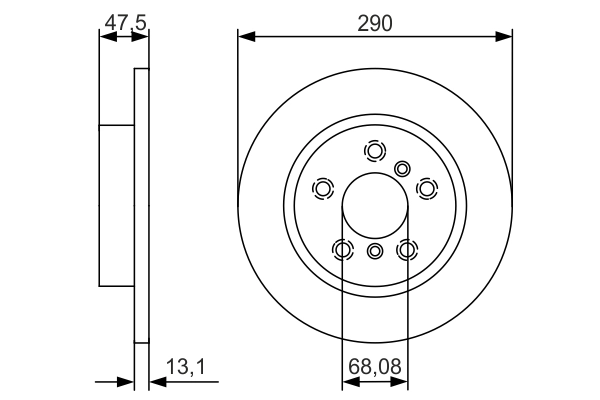 Brake Disc 0 986 479 D17