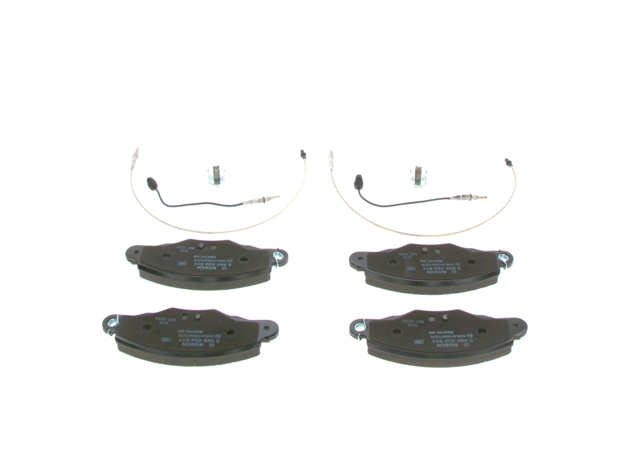 Brake Pad Set, disc brake 0 986 424 511