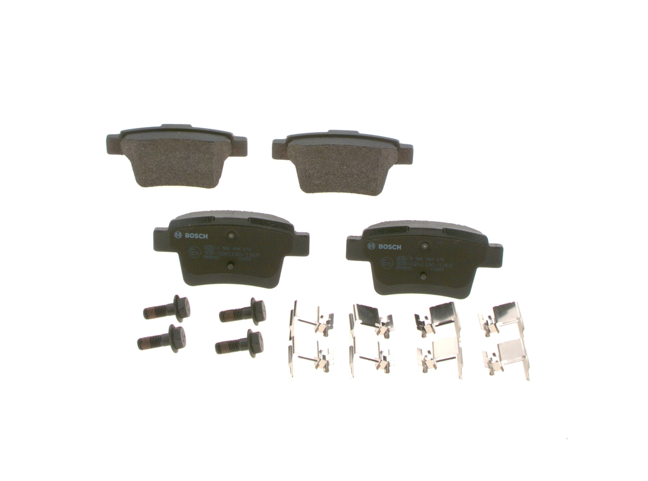 Brake Pad Set, disc brake 0 986 494 076