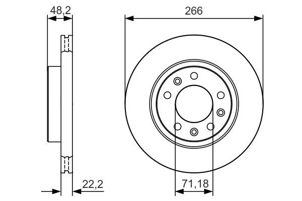 Brake Disc 0 986 479 C34