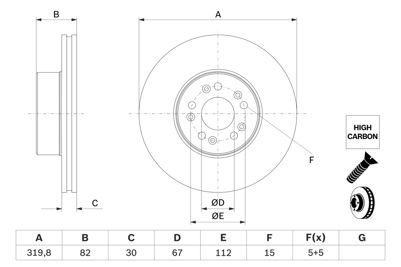 Brake Disc 0 986 478 527