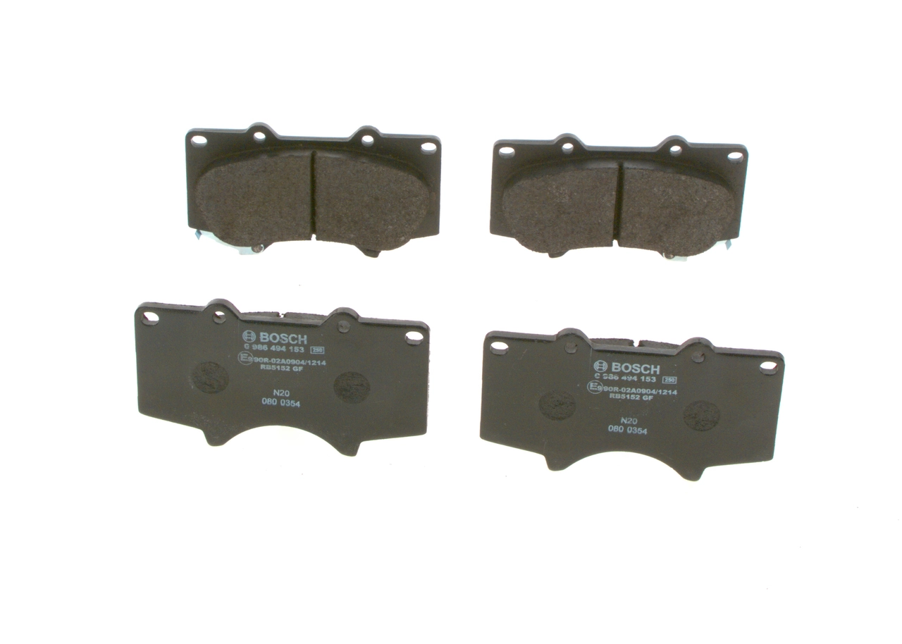 Brake Pad Set, disc brake 0 986 494 153