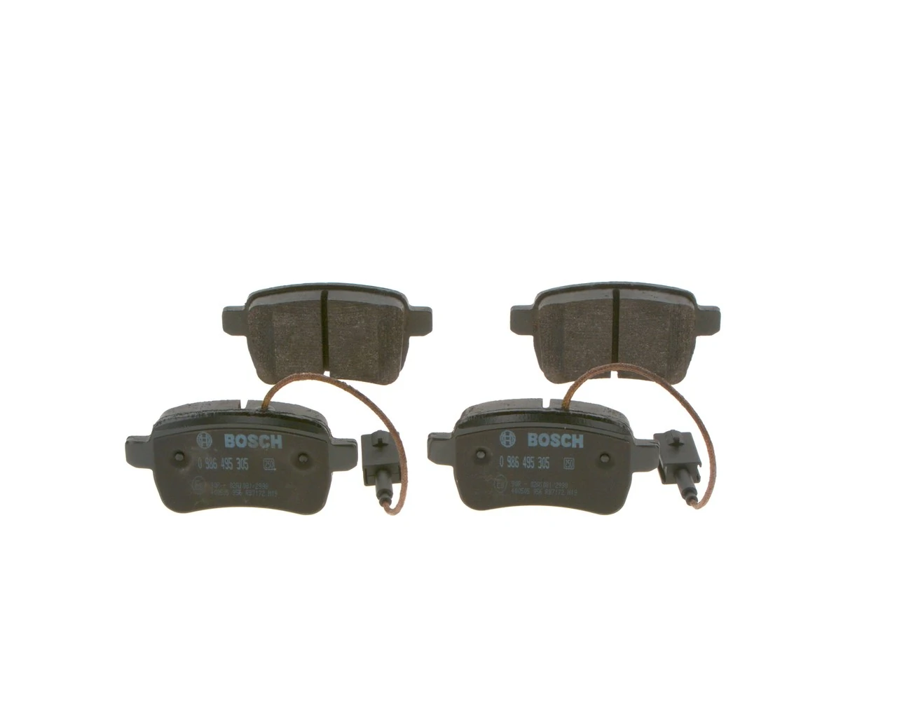Brake Pad Set, disc brake 0 986 495 305