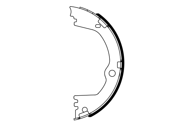 Brake Shoe Set, parking brake 0 986 487 939