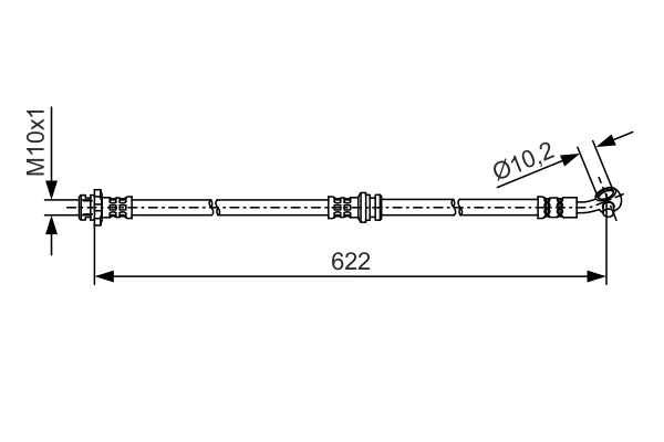 Brake Hose 1 987 481 A31