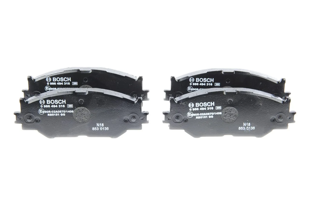 Brake Pad Set, disc brake 0 986 494 316