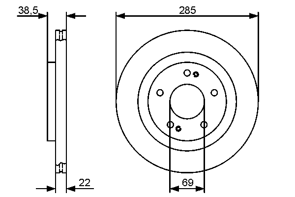 Brake Disc 0 986 479 470