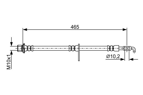Brake Hose 1 987 481 923