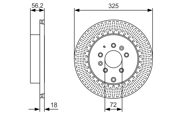 Brake Disc 0 986 479 C30
