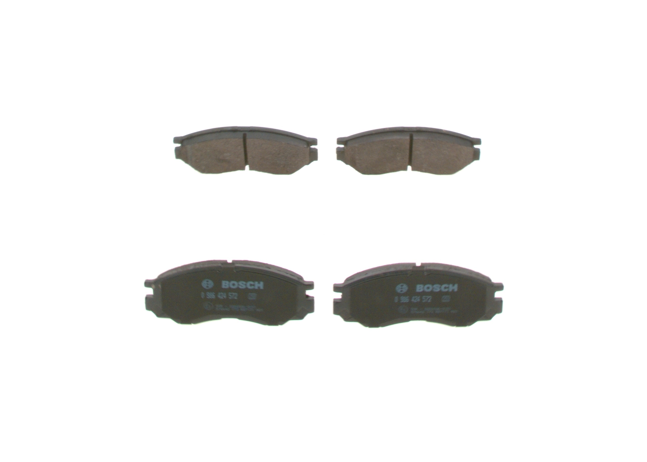 Brake Pad Set, disc brake 0 986 424 572