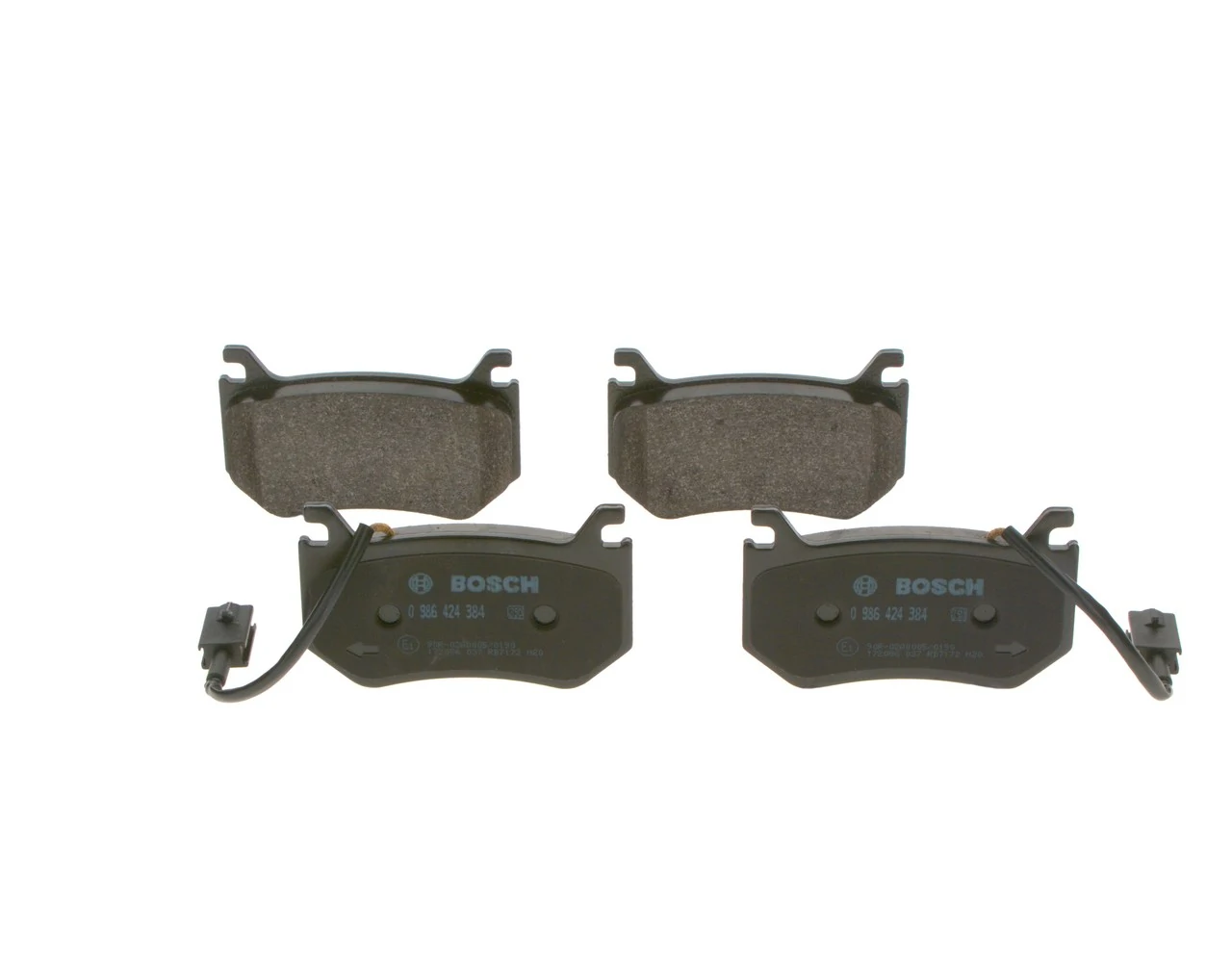 Brake Pad Set, disc brake 0 986 424 384