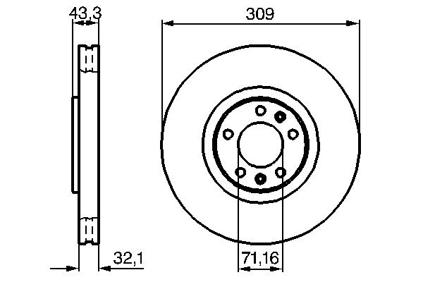 Brake Disc 0 986 479 027