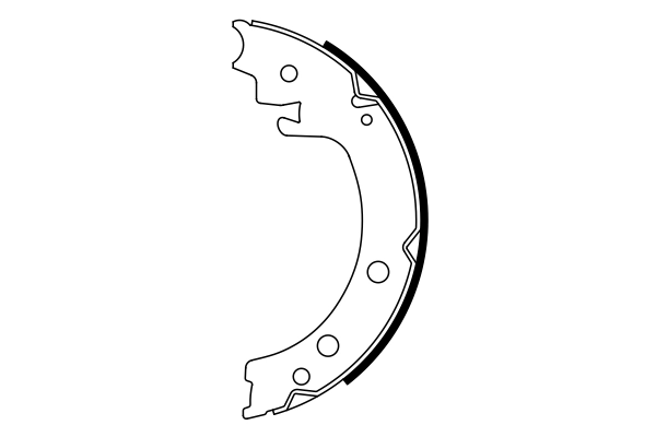 Brake Shoe Set, parking brake 0 986 487 935