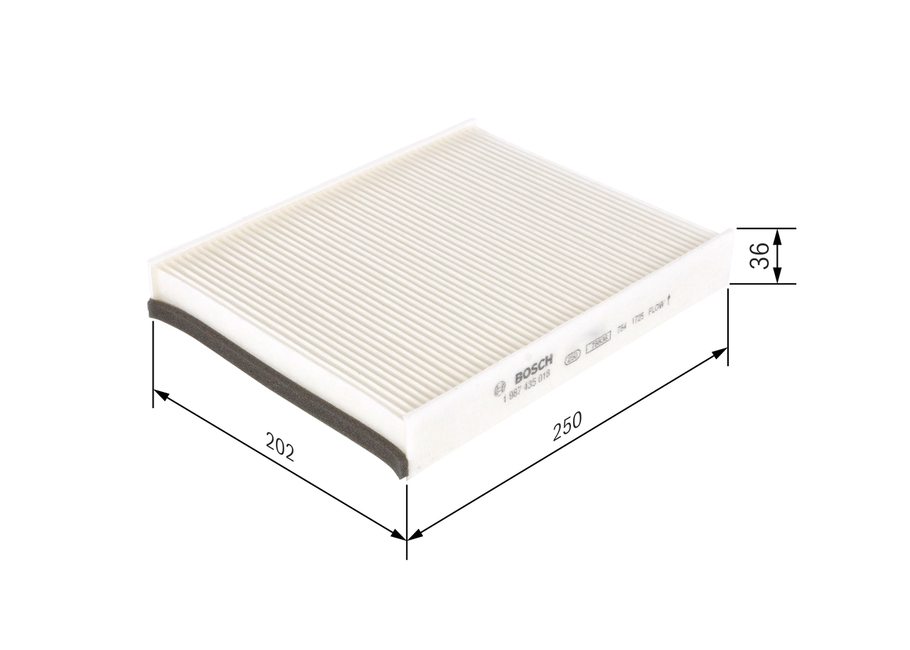 Filter, cabin air 1 987 435 018
