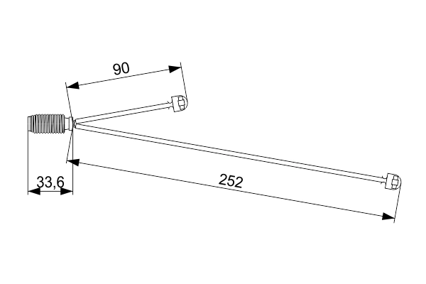 Warning Contact, brake pad wear 1 987 473 558